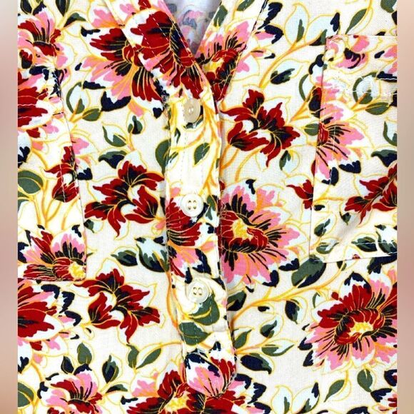 Torrid Harper Rayon Floral Print Top Size 0/L - Picture 7 of 10